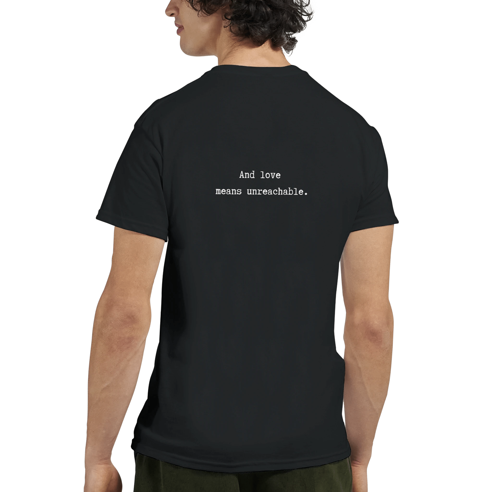 Unreachable Poetry T-Shirt – Classic Fit Cotton Tee with Unique Design - Ilgary Studio