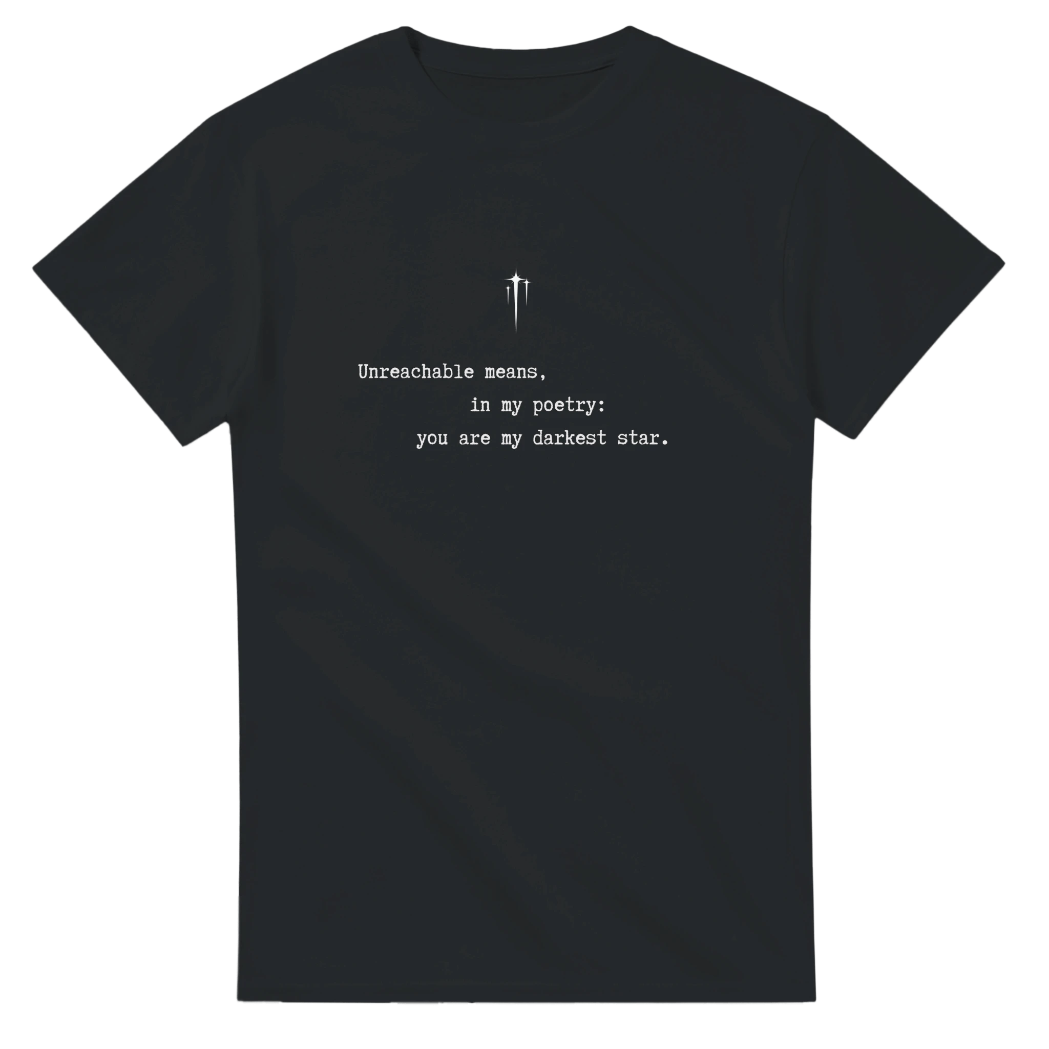 Unreachable Poetry T-Shirt – Classic Fit Cotton Tee with Unique Design - Ilgary Studio