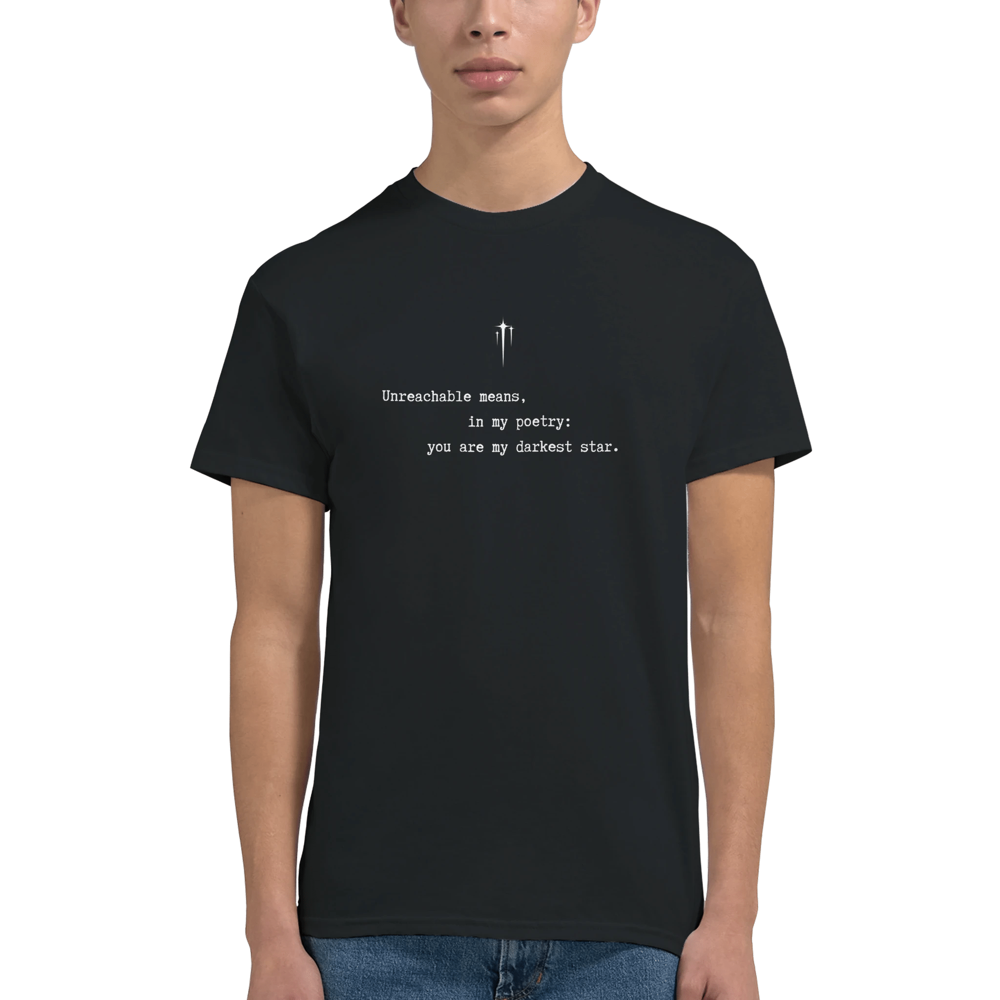 Unreachable Poetry T-Shirt – Classic Fit Cotton Tee with Unique Design - Ilgary Studio