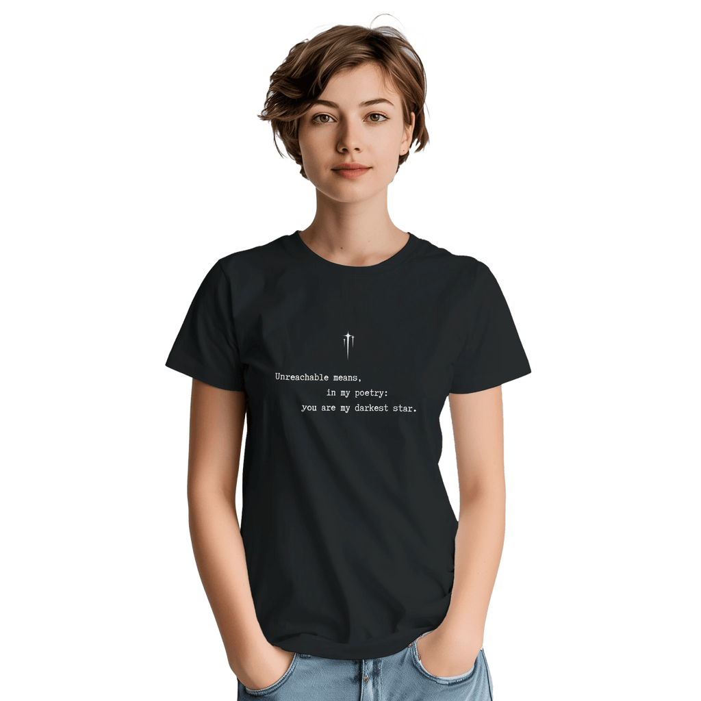 Unreachable Poetry T-Shirt – Classic Fit Cotton Tee with Unique Design - Ilgary Studio