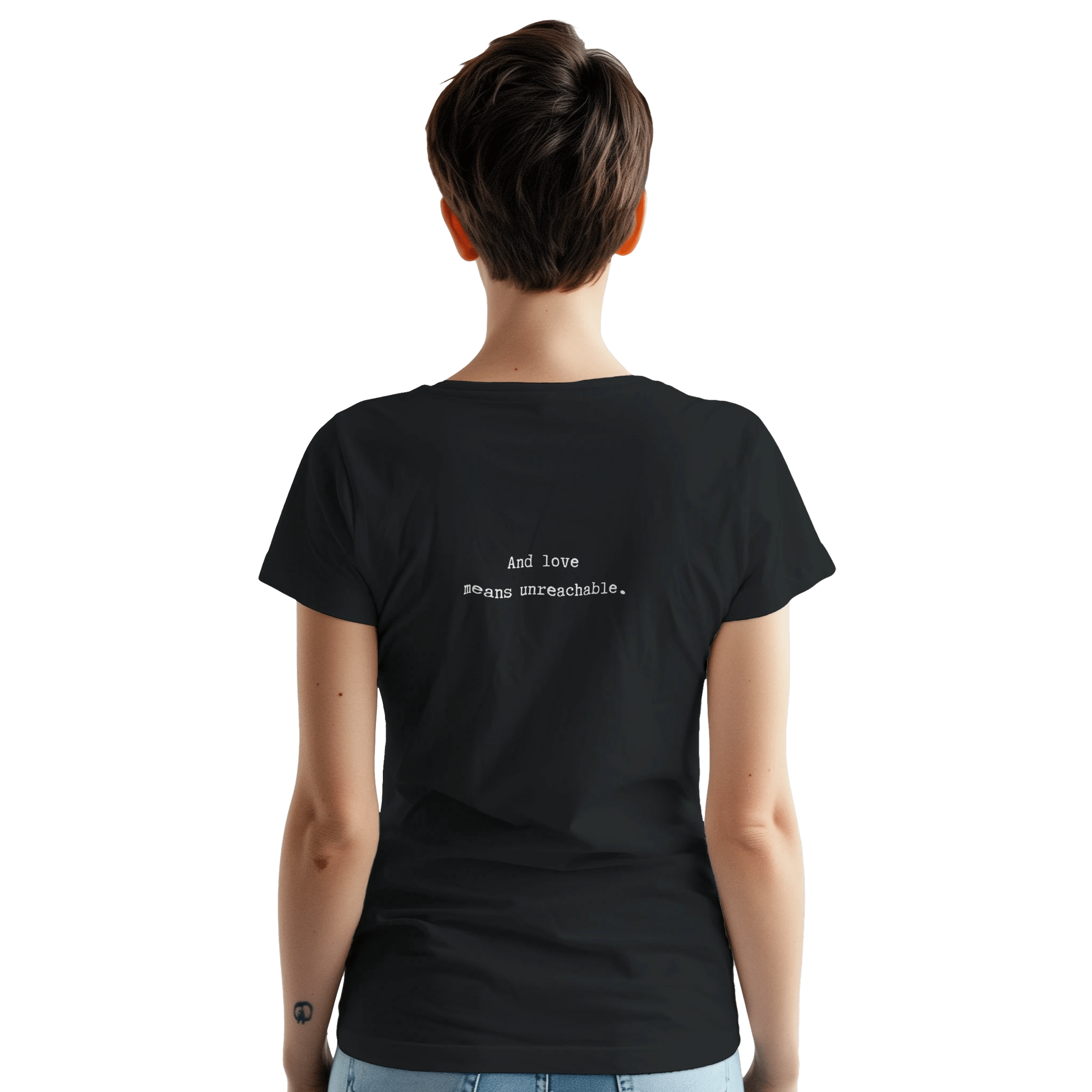 Unreachable Poetry T-Shirt – Classic Fit Cotton Tee with Unique Design - Ilgary Studio