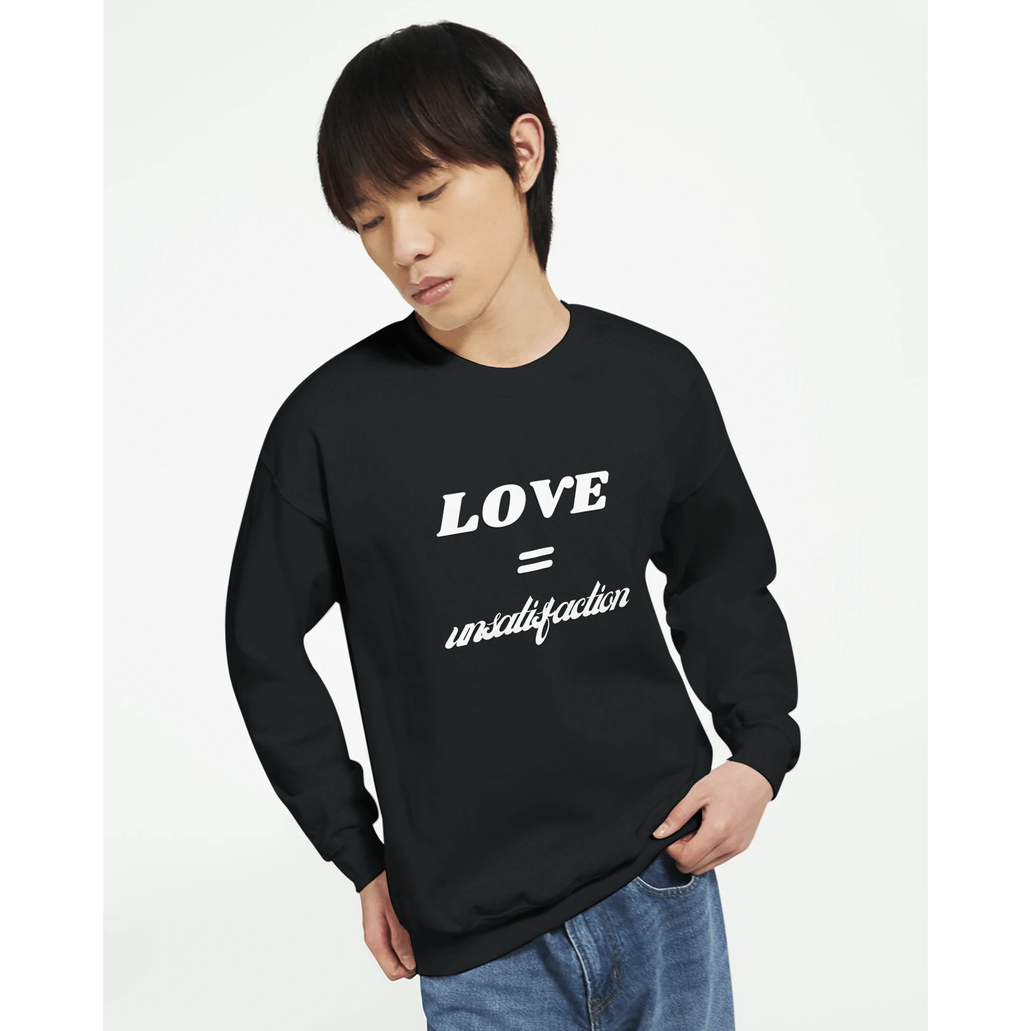 Unsatisfaction Love Sweatshirt - Classic Fit Heavy Blend Apparel - Ilgary Studio