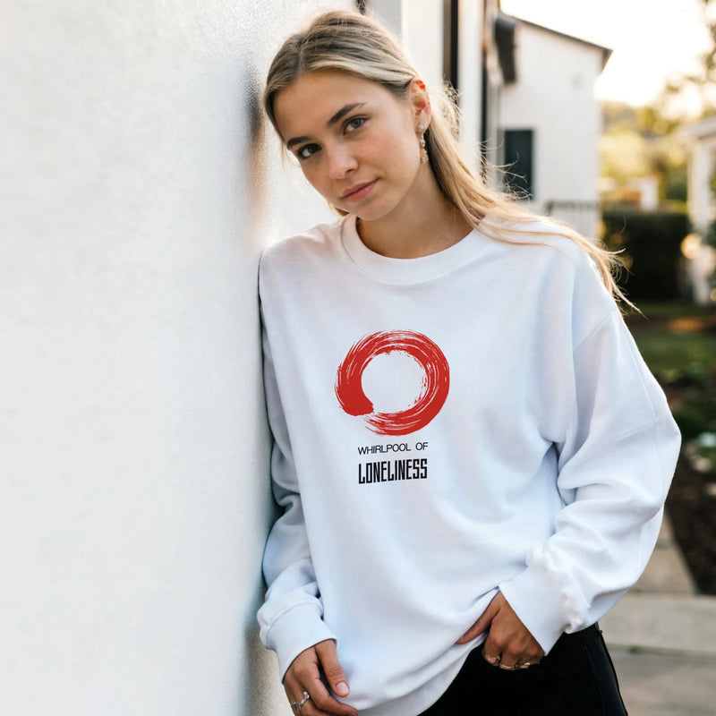 Whirlpool of Loneliness Heavy Blend Sweatshirt - Classic Comfort Wear - Ilgary Studio