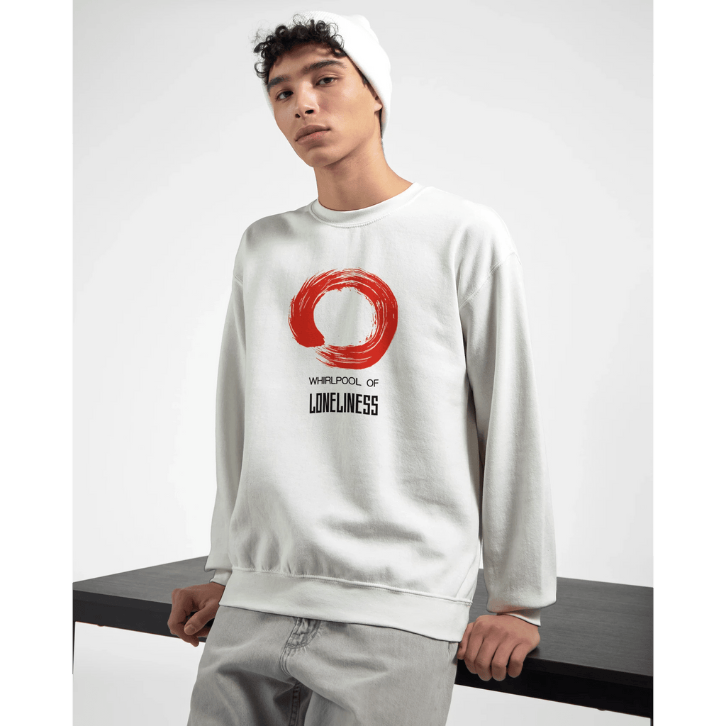 Whirlpool of Loneliness Heavy Blend Sweatshirt - Classic Comfort Wear - Ilgary Studio