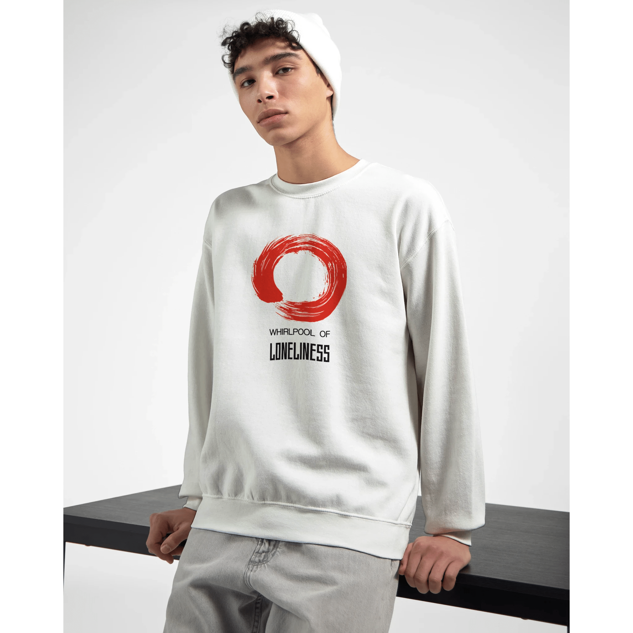 Whirlpool of Loneliness Heavy Blend Sweatshirt - Classic Comfort Wear - Ilgary Studio