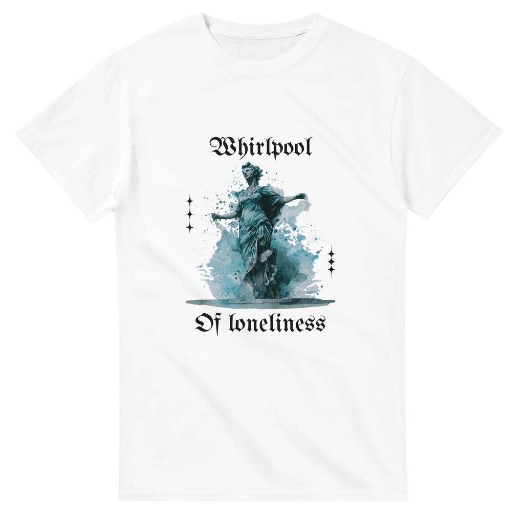 Whirlpool of Loneliness Heavyweight Cotton T-Shirt – Classic Fit for Casual Wear - Ilgary Studio