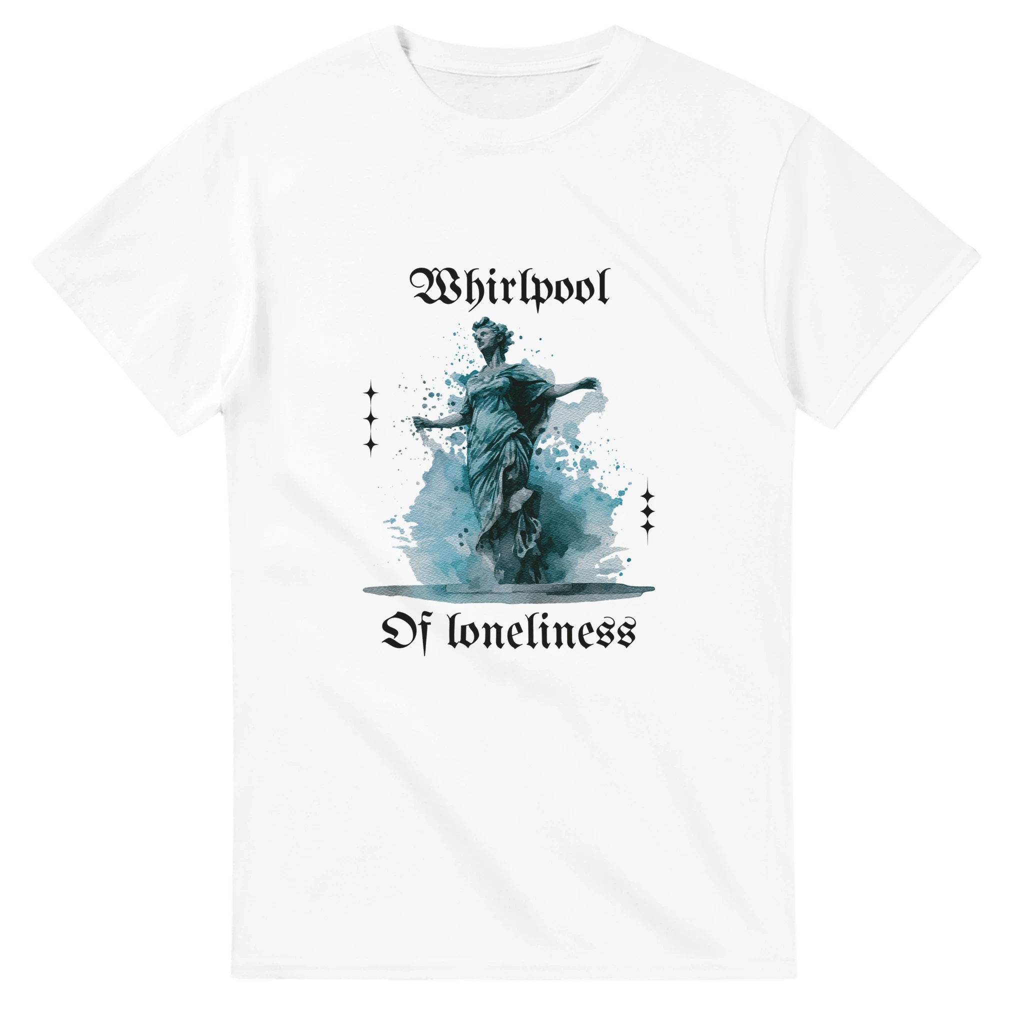 Whirlpool of Loneliness Heavyweight Cotton T-Shirt – Classic Fit for Casual Wear - Ilgary Studio