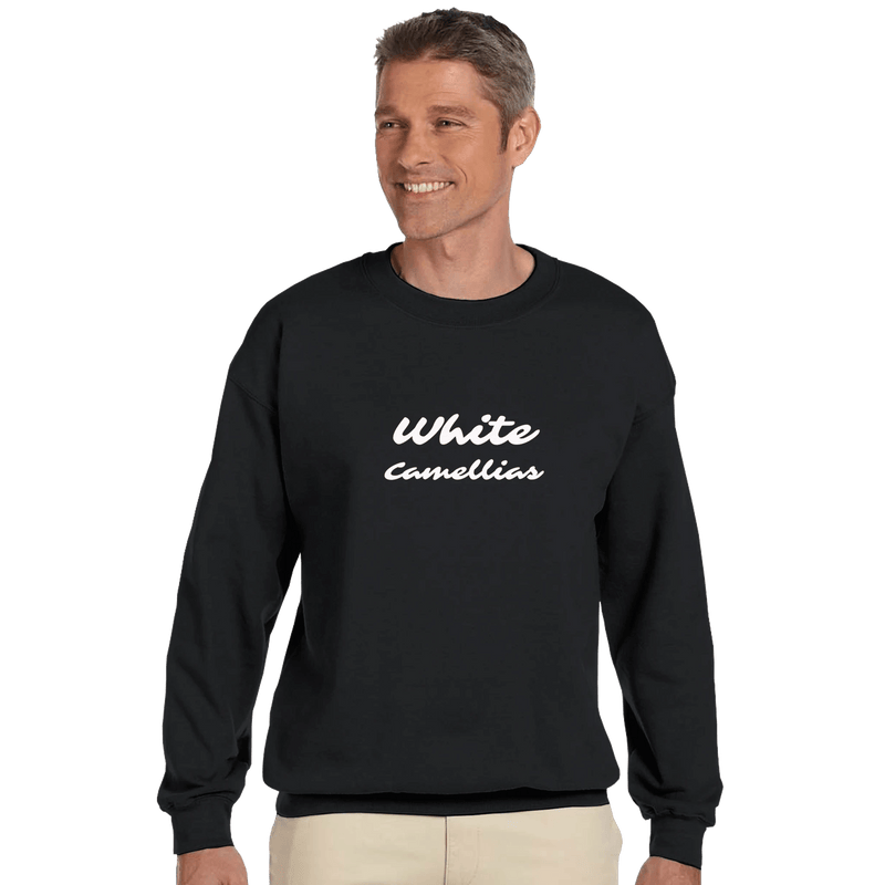 White Camellias — Poetic Unisex Sweatshirt - Ilgary Studio