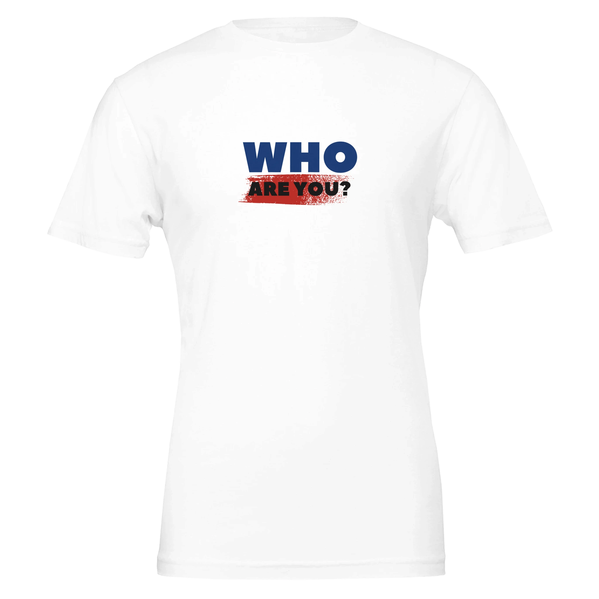 Who Are You? Unisex Cotton T-Shirt – Customizable DTG Printing - Ilgary Studio