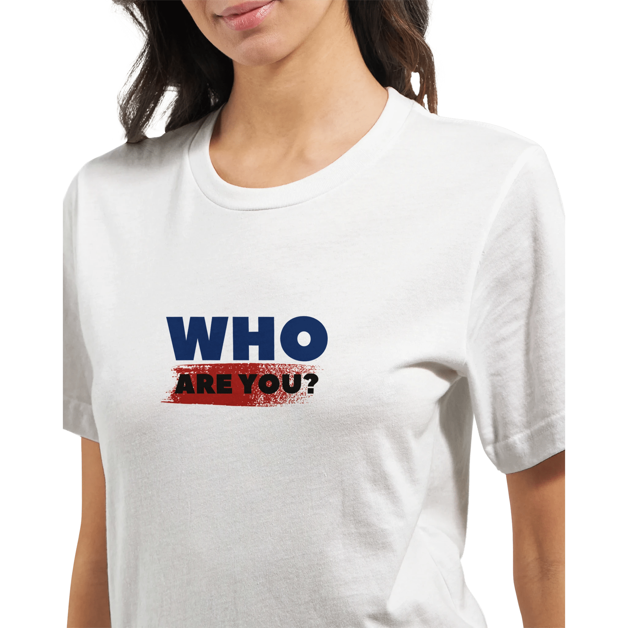 Who Are You? Unisex Cotton T-Shirt – Customizable DTG Printing - Ilgary Studio
