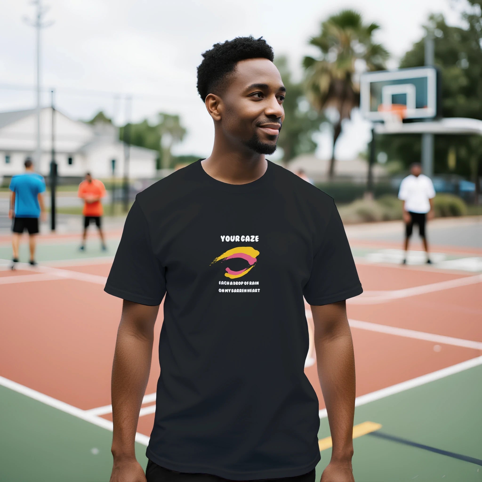 Your Gaze – Premium Unisex Crewneck T-Shirt - Ilgary Studio