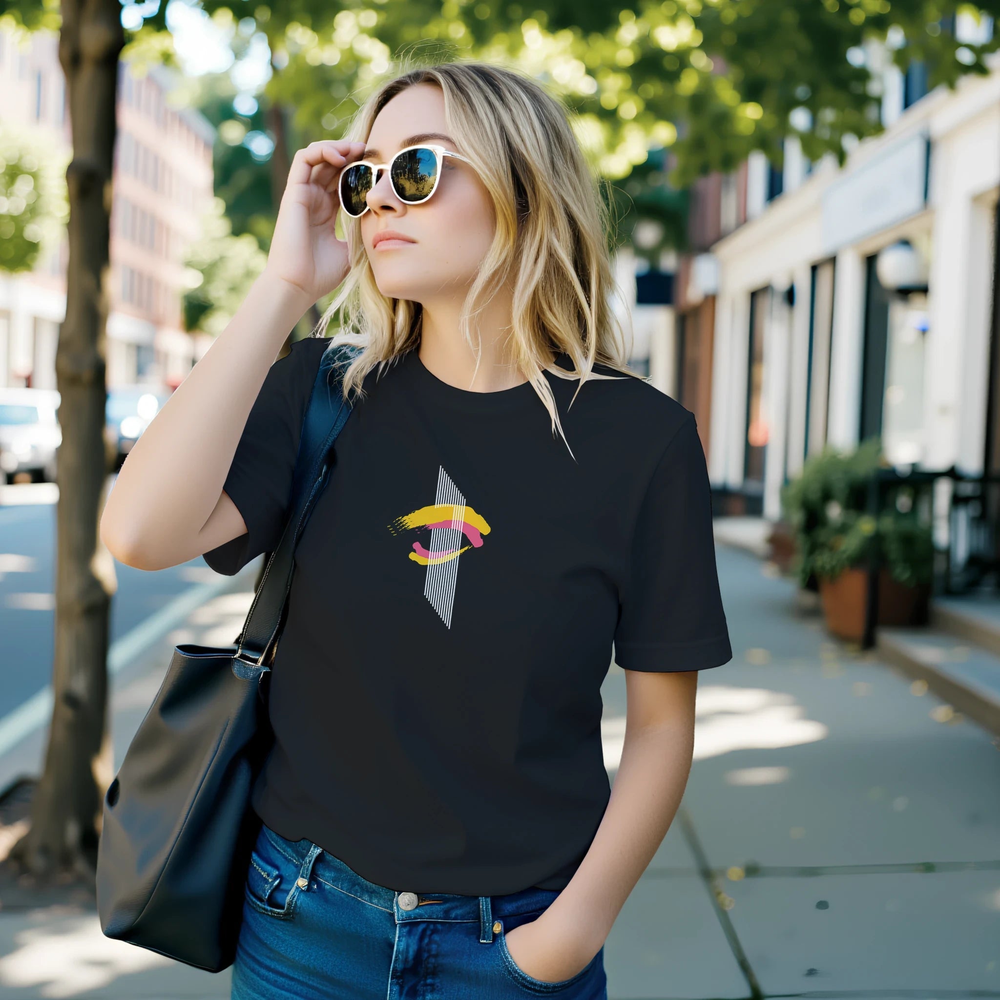 Your Gaze T-Shirt – Poetic Design with Soft, Eco - Friendly Fabric - Ilgary Studio
