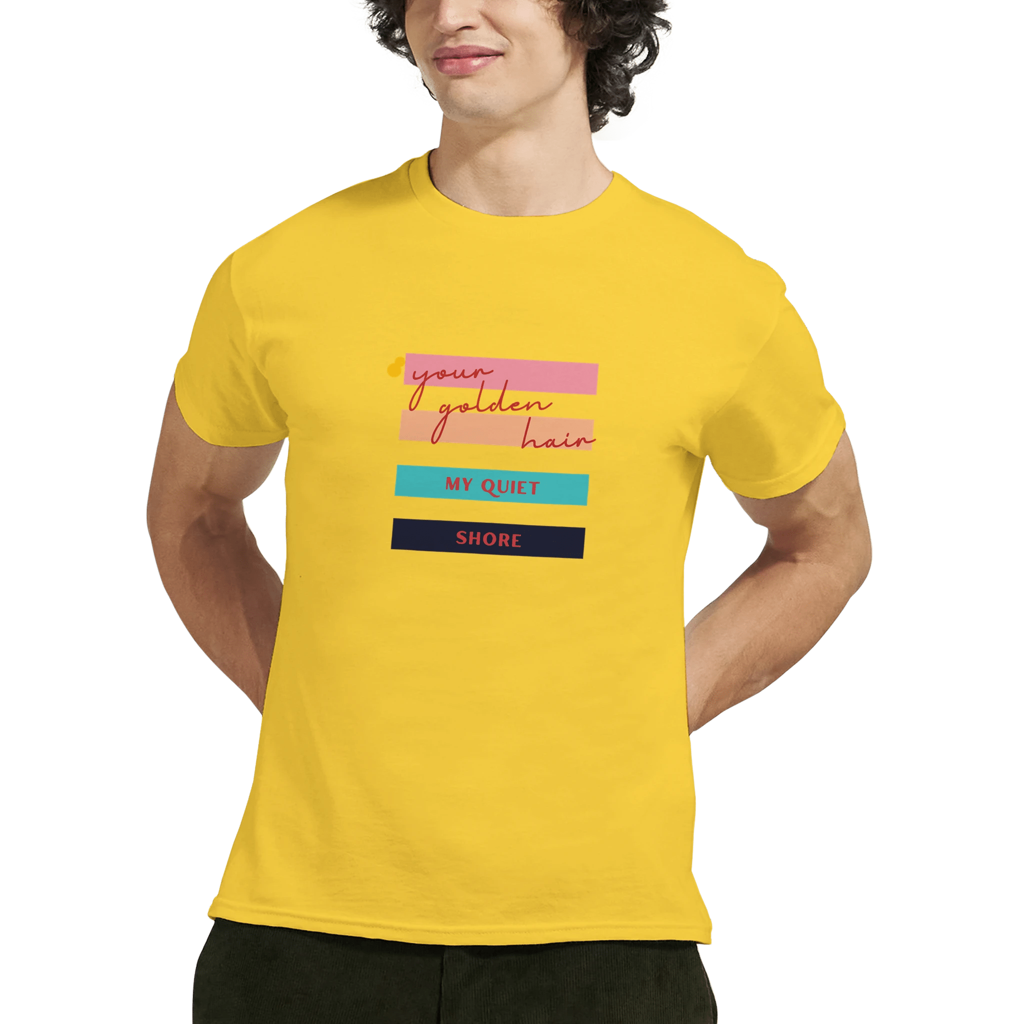 Your Golden Hair Classic Cotton T-Shirt - Durable Casual Wear - Ilgary Studio