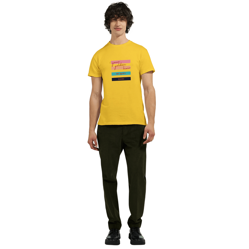 Your Golden Hair Classic Cotton T-Shirt - Durable Casual Wear - Ilgary Studio