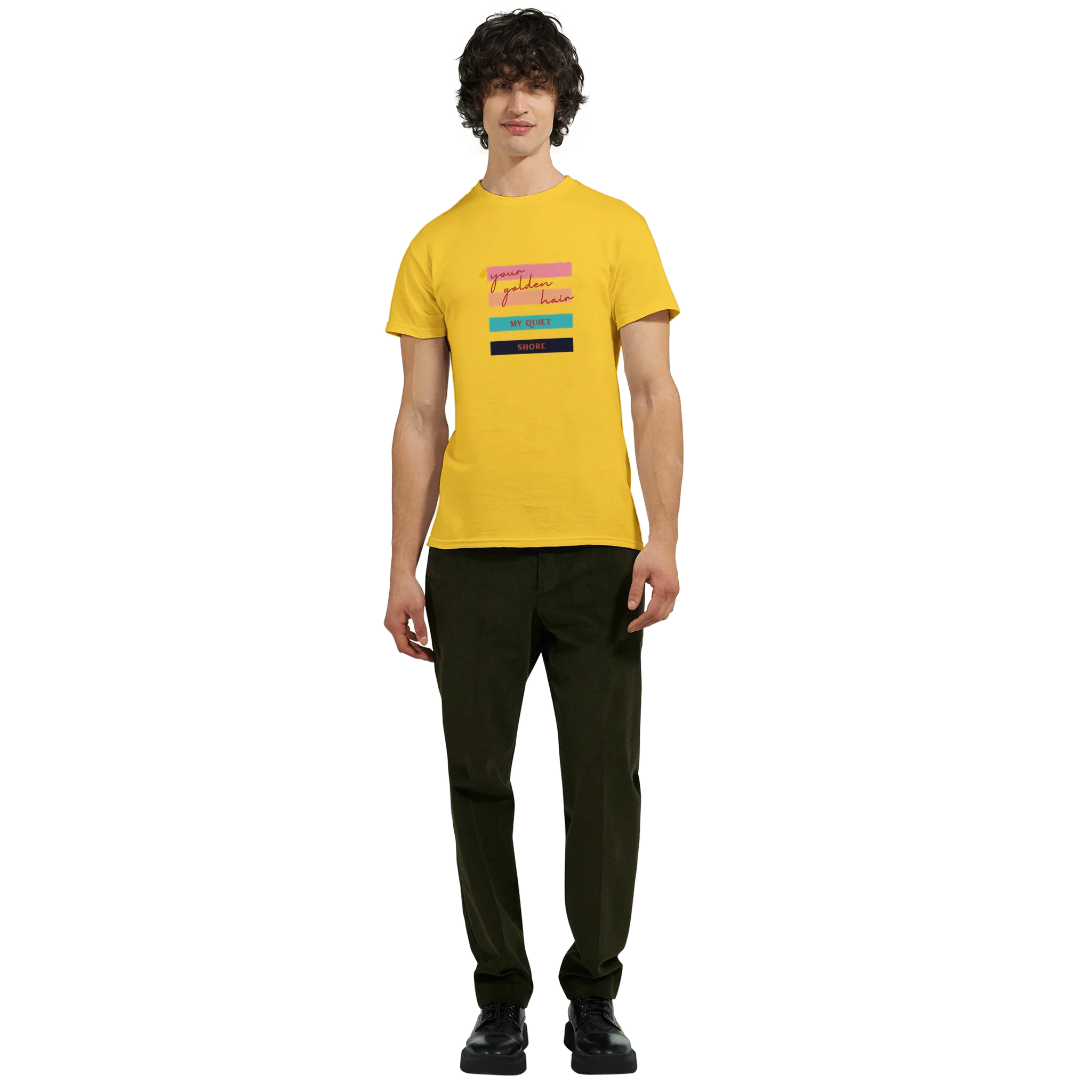 Your Golden Hair Classic Cotton T-Shirt - Durable Casual Wear - Ilgary Studio